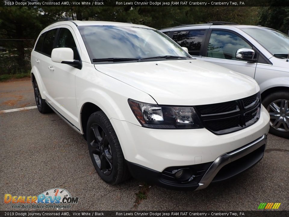 2019 Dodge Journey Crossroad AWD Vice White / Black Photo #2