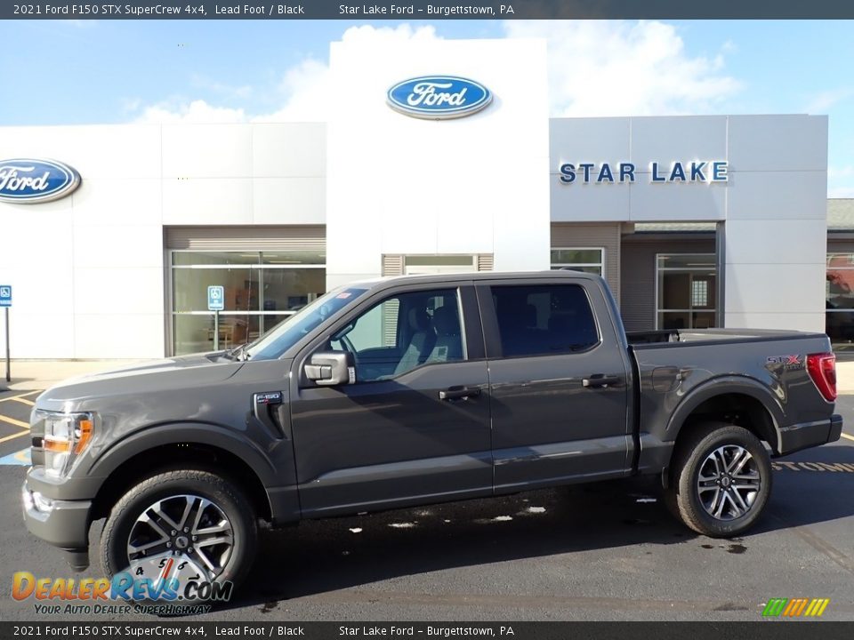 2021 Ford F150 STX SuperCrew 4x4 Lead Foot / Black Photo #1