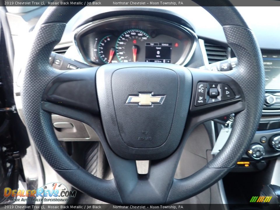 2019 Chevrolet Trax LS Mosaic Black Metallic / Jet Black Photo #26