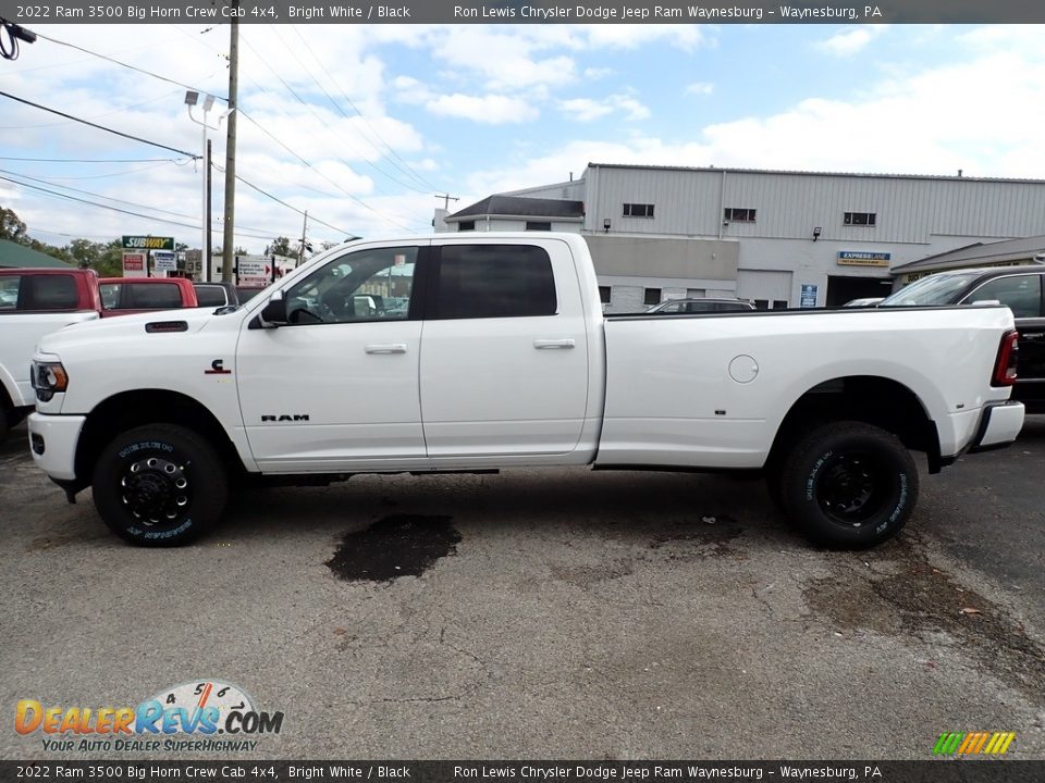 2022 Ram 3500 Big Horn Crew Cab 4x4 Bright White / Black Photo #2