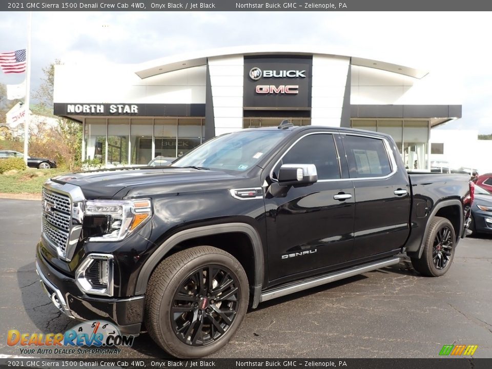 2021 GMC Sierra 1500 Denali Crew Cab 4WD Onyx Black / Jet Black Photo #1