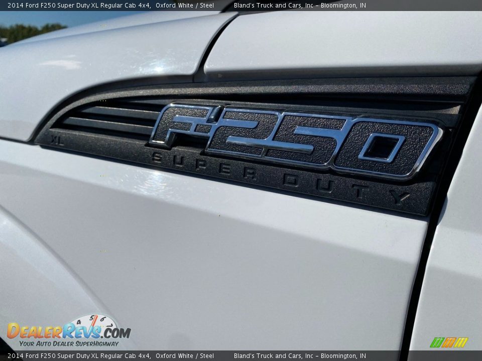 2014 Ford F250 Super Duty XL Regular Cab 4x4 Oxford White / Steel Photo #28