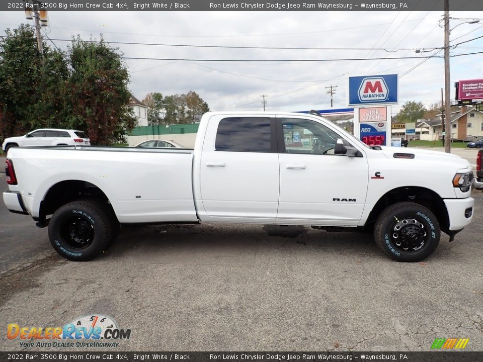 2022 Ram 3500 Big Horn Crew Cab 4x4 Bright White / Black Photo #6