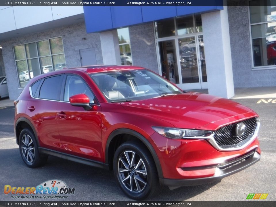 2018 Mazda CX-5 Touring AWD Soul Red Crystal Metallic / Black Photo #1