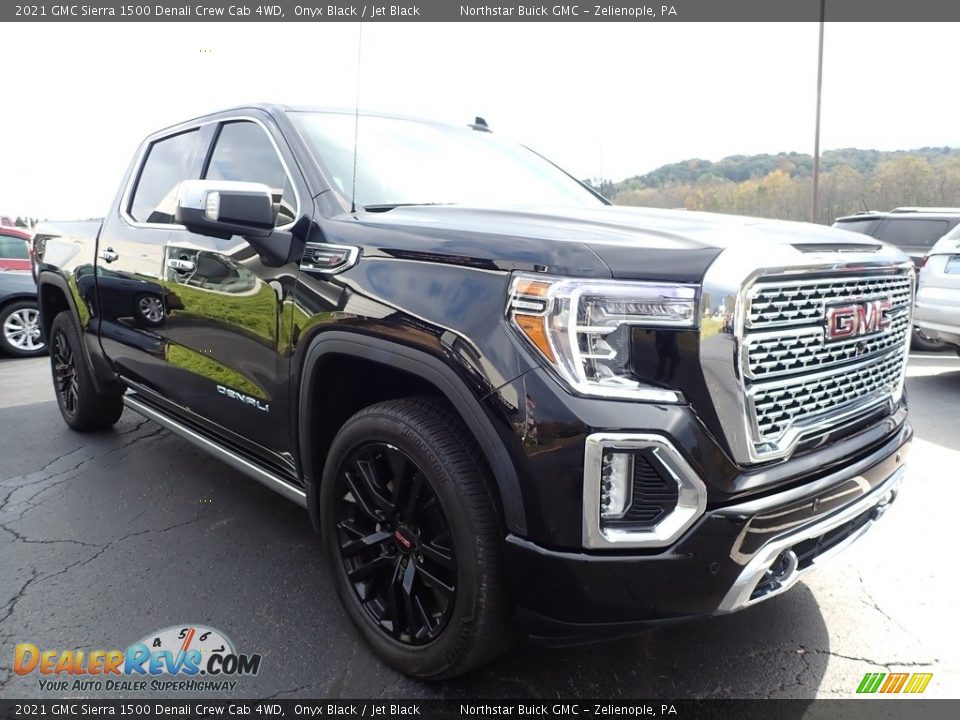 2021 GMC Sierra 1500 Denali Crew Cab 4WD Onyx Black / Jet Black Photo #4