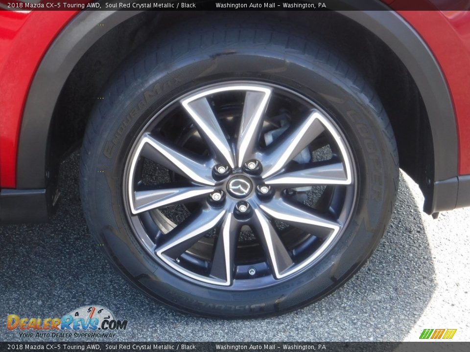 2018 Mazda CX-5 Touring AWD Soul Red Crystal Metallic / Black Photo #3