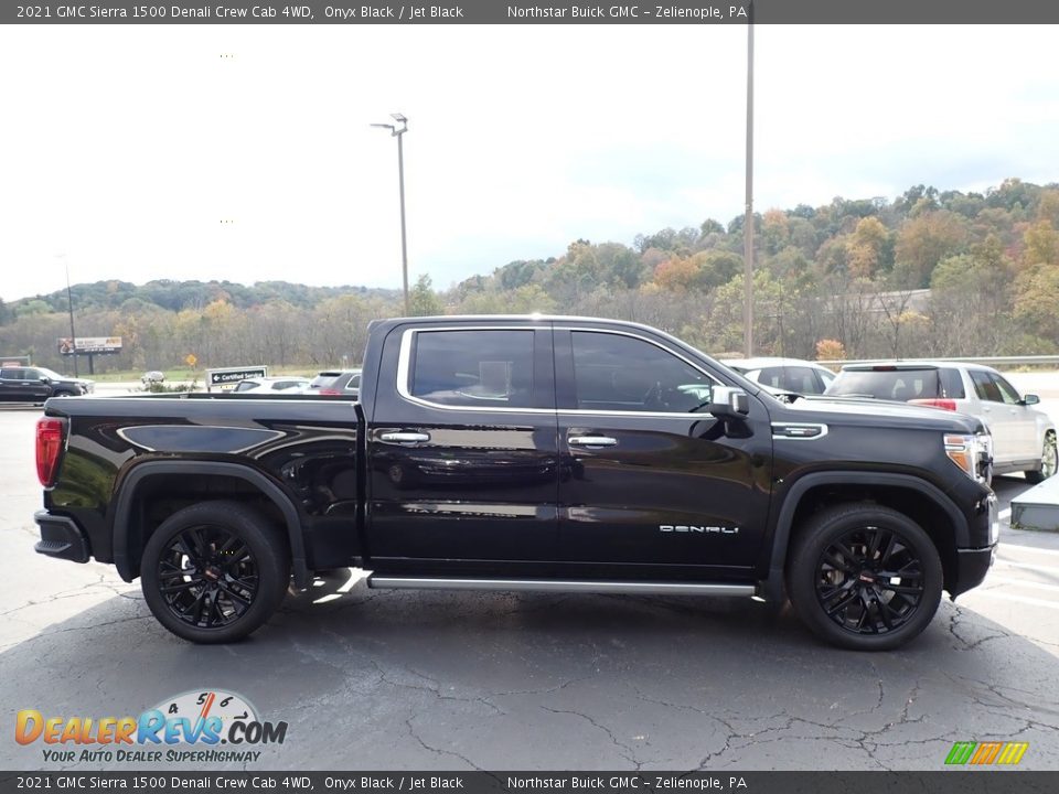 Onyx Black 2021 GMC Sierra 1500 Denali Crew Cab 4WD Photo #5