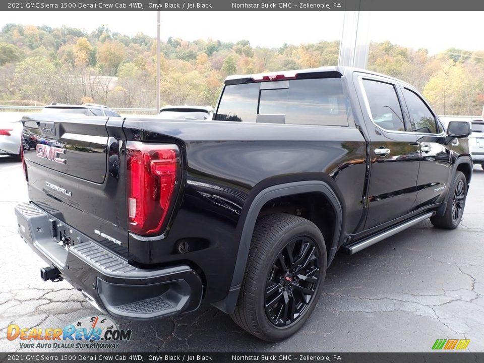 2021 GMC Sierra 1500 Denali Crew Cab 4WD Onyx Black / Jet Black Photo #6