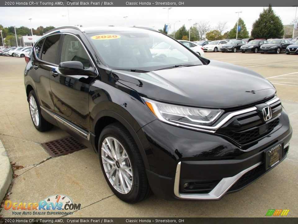 2020 Honda CR-V Touring AWD Crystal Black Pearl / Black Photo #3