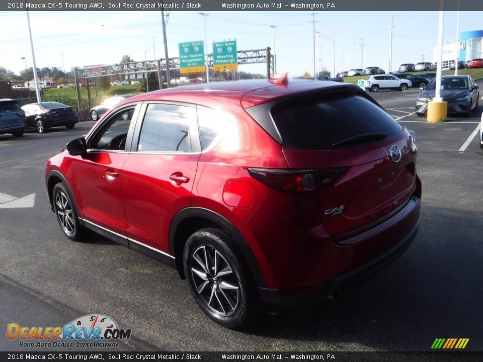2018 Mazda CX-5 Touring AWD Soul Red Crystal Metallic / Black Photo #6