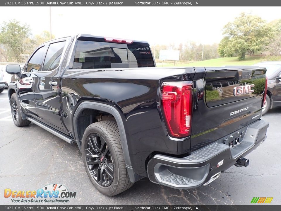 2021 GMC Sierra 1500 Denali Crew Cab 4WD Onyx Black / Jet Black Photo #8