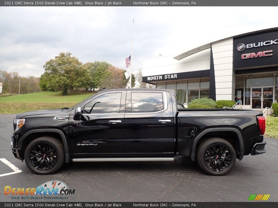 2021 GMC Sierra 1500 Denali Crew Cab 4WD Onyx Black / Jet Black Photo #9