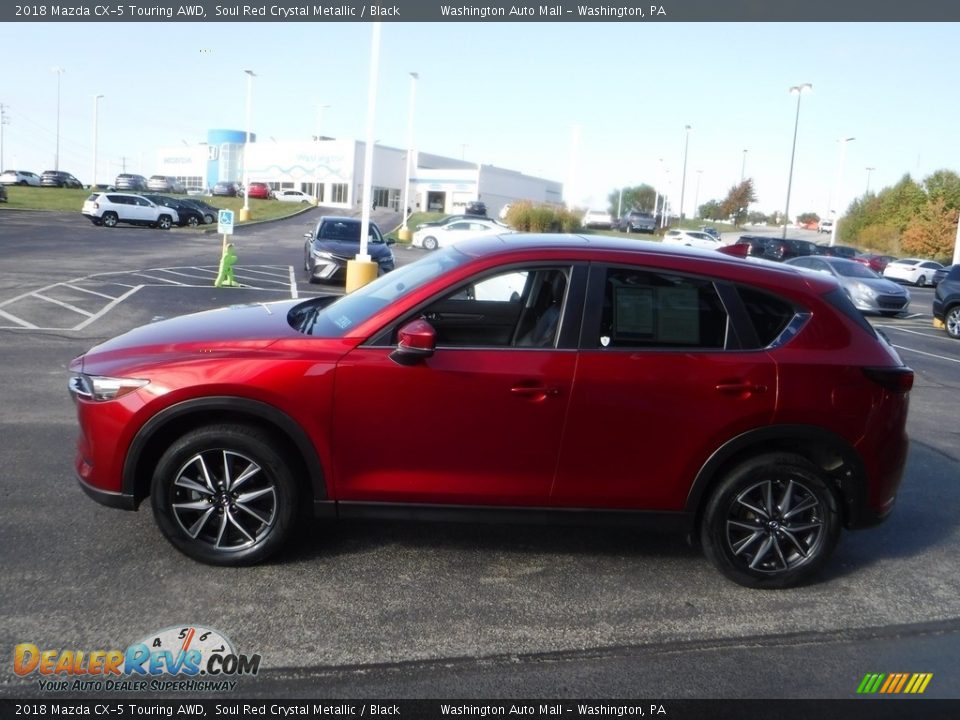 2018 Mazda CX-5 Touring AWD Soul Red Crystal Metallic / Black Photo #8