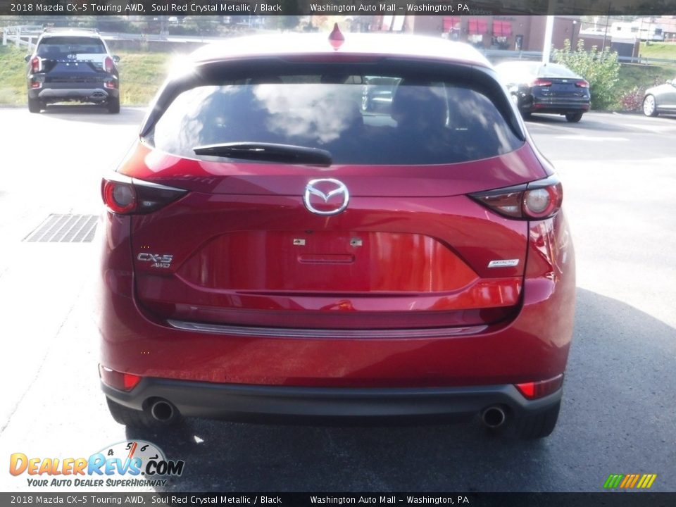 2018 Mazda CX-5 Touring AWD Soul Red Crystal Metallic / Black Photo #9