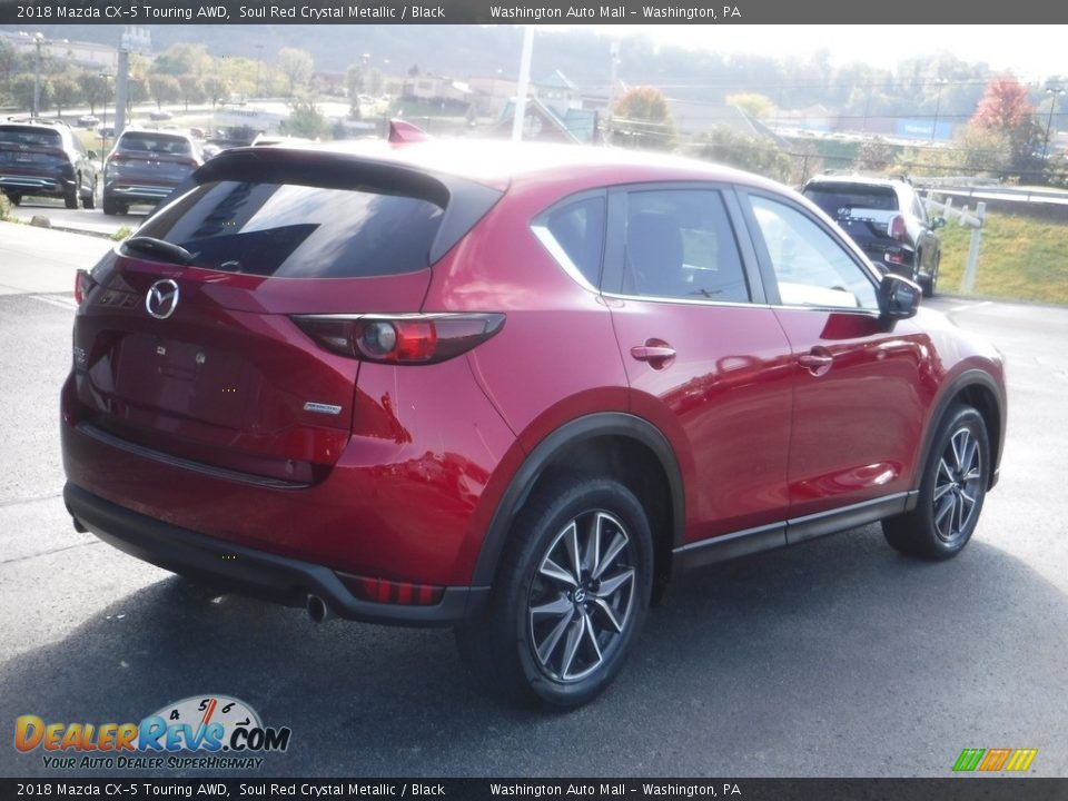 2018 Mazda CX-5 Touring AWD Soul Red Crystal Metallic / Black Photo #10