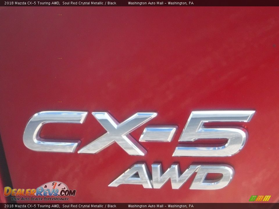 2018 Mazda CX-5 Touring AWD Soul Red Crystal Metallic / Black Photo #11