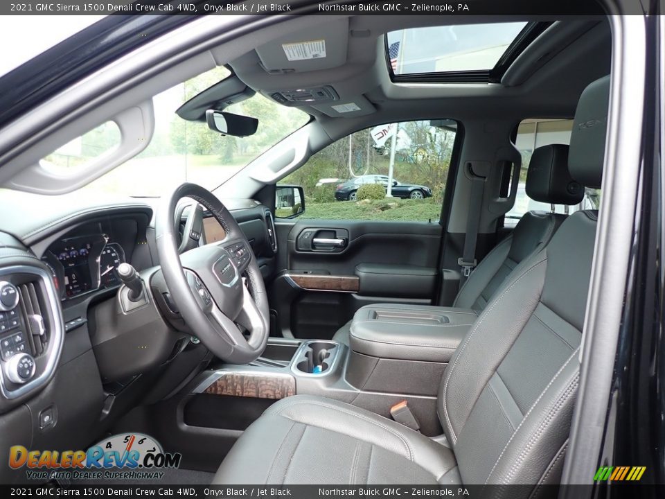 Front Seat of 2021 GMC Sierra 1500 Denali Crew Cab 4WD Photo #13