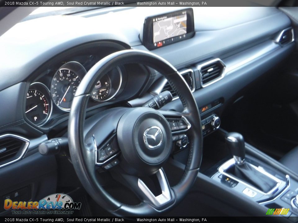 2018 Mazda CX-5 Touring AWD Soul Red Crystal Metallic / Black Photo #13