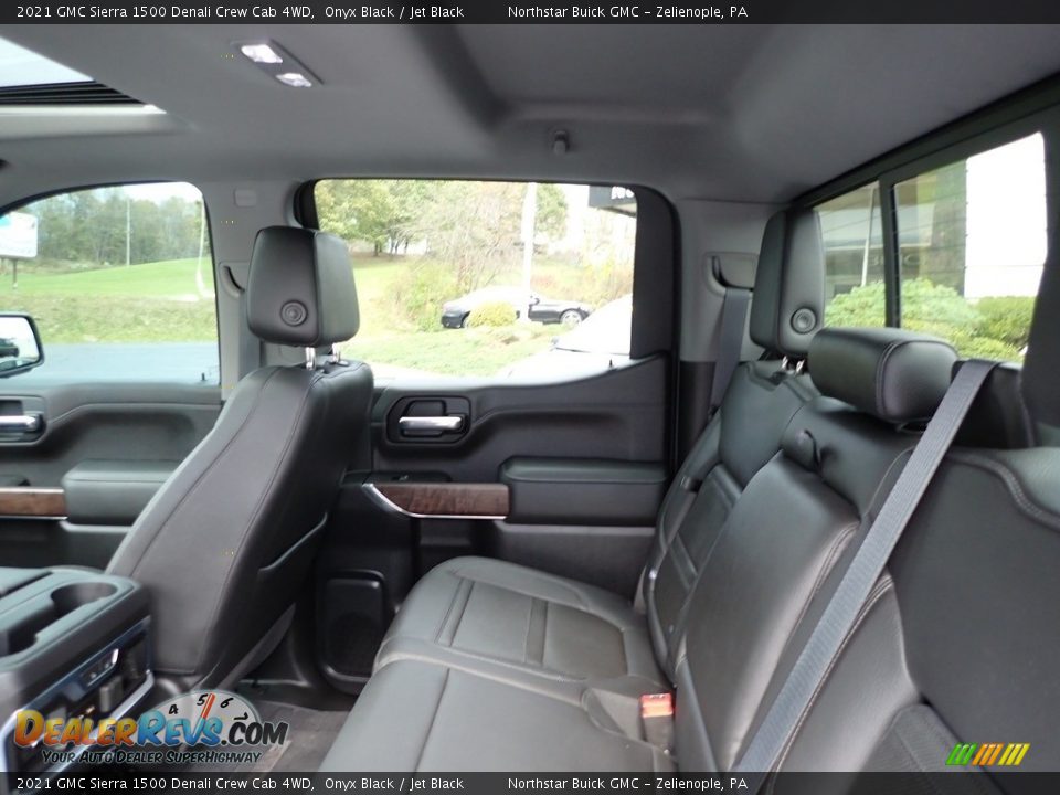 Rear Seat of 2021 GMC Sierra 1500 Denali Crew Cab 4WD Photo #14