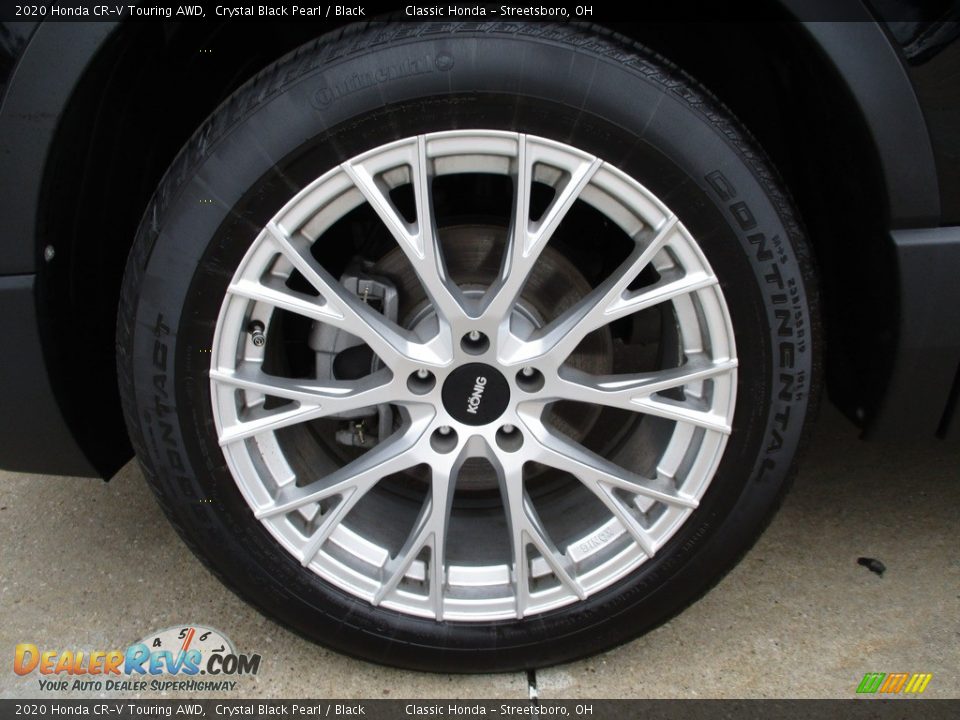 2020 Honda CR-V Touring AWD Crystal Black Pearl / Black Photo #12