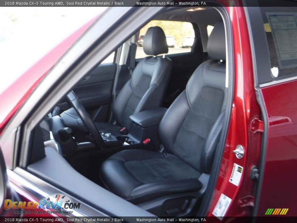 2018 Mazda CX-5 Touring AWD Soul Red Crystal Metallic / Black Photo #17