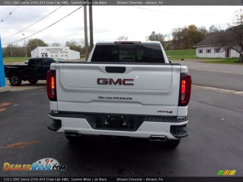 2021 GMC Sierra 1500 AT4 Crew Cab 4WD Summit White / Jet Black Photo #4