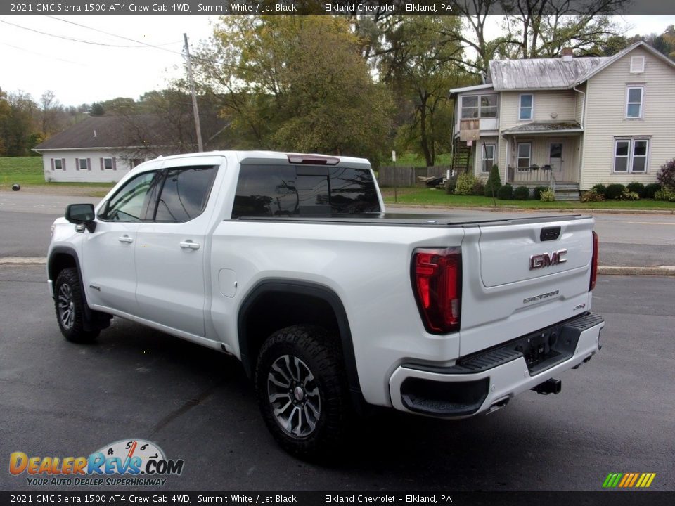 2021 GMC Sierra 1500 AT4 Crew Cab 4WD Summit White / Jet Black Photo #5