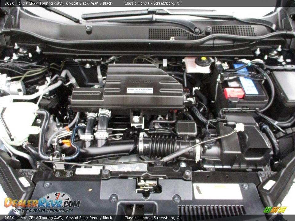 2020 Honda CR-V Touring AWD Crystal Black Pearl / Black Photo #17