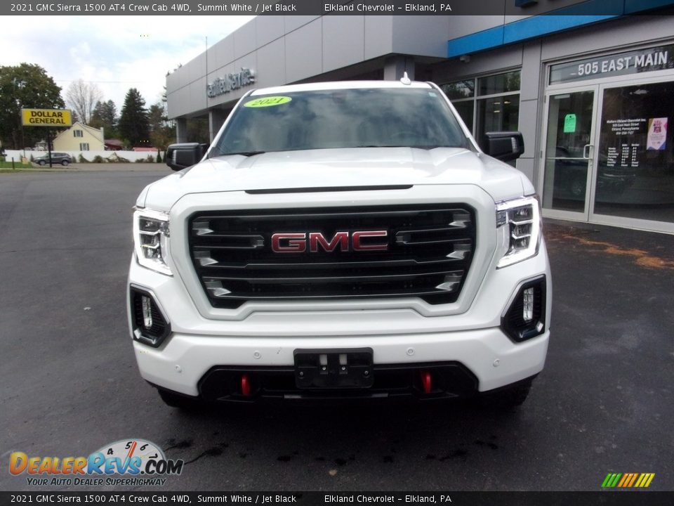 2021 GMC Sierra 1500 AT4 Crew Cab 4WD Summit White / Jet Black Photo #8