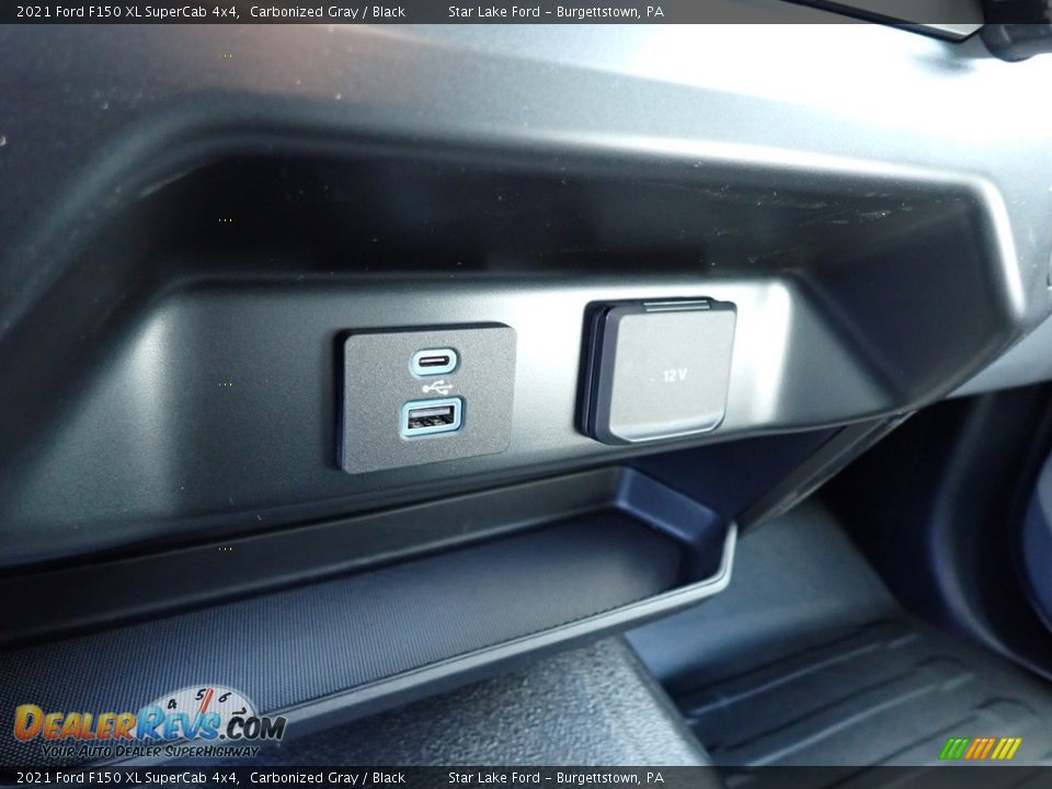 2021 Ford F150 XL SuperCab 4x4 Carbonized Gray / Black Photo #16