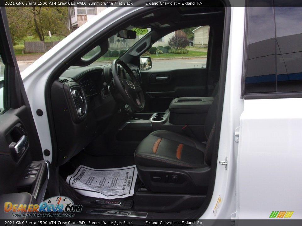 2021 GMC Sierra 1500 AT4 Crew Cab 4WD Summit White / Jet Black Photo #14