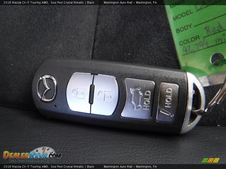 2018 Mazda CX-5 Touring AWD Soul Red Crystal Metallic / Black Photo #33