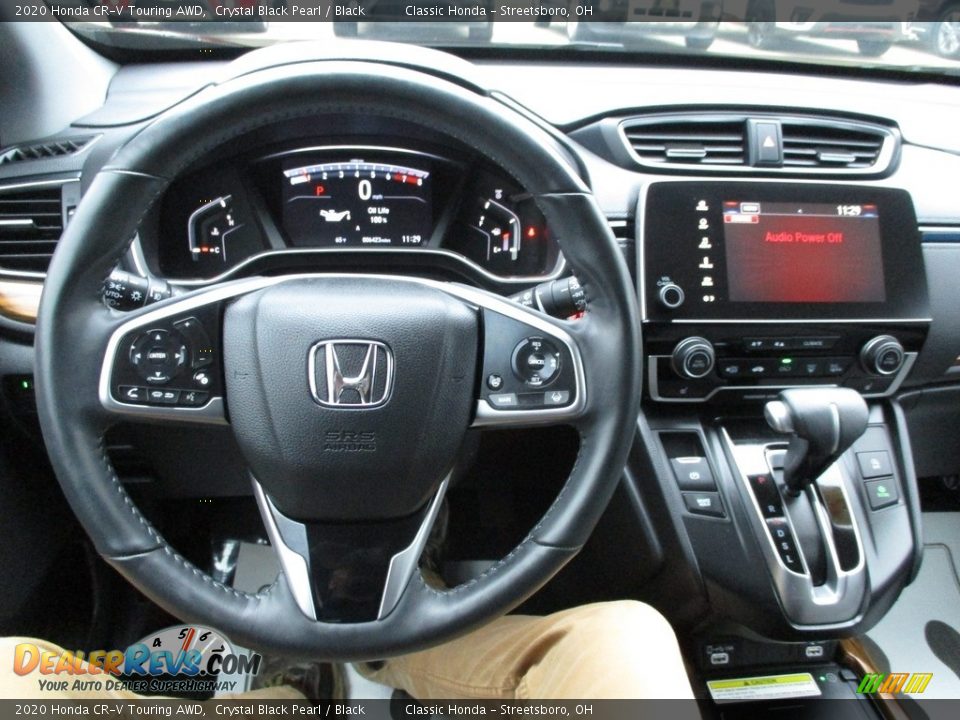 2020 Honda CR-V Touring AWD Crystal Black Pearl / Black Photo #30