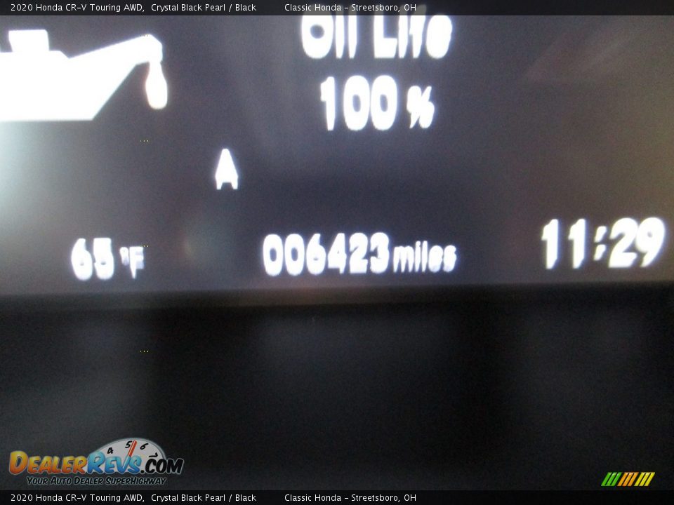 2020 Honda CR-V Touring AWD Crystal Black Pearl / Black Photo #31