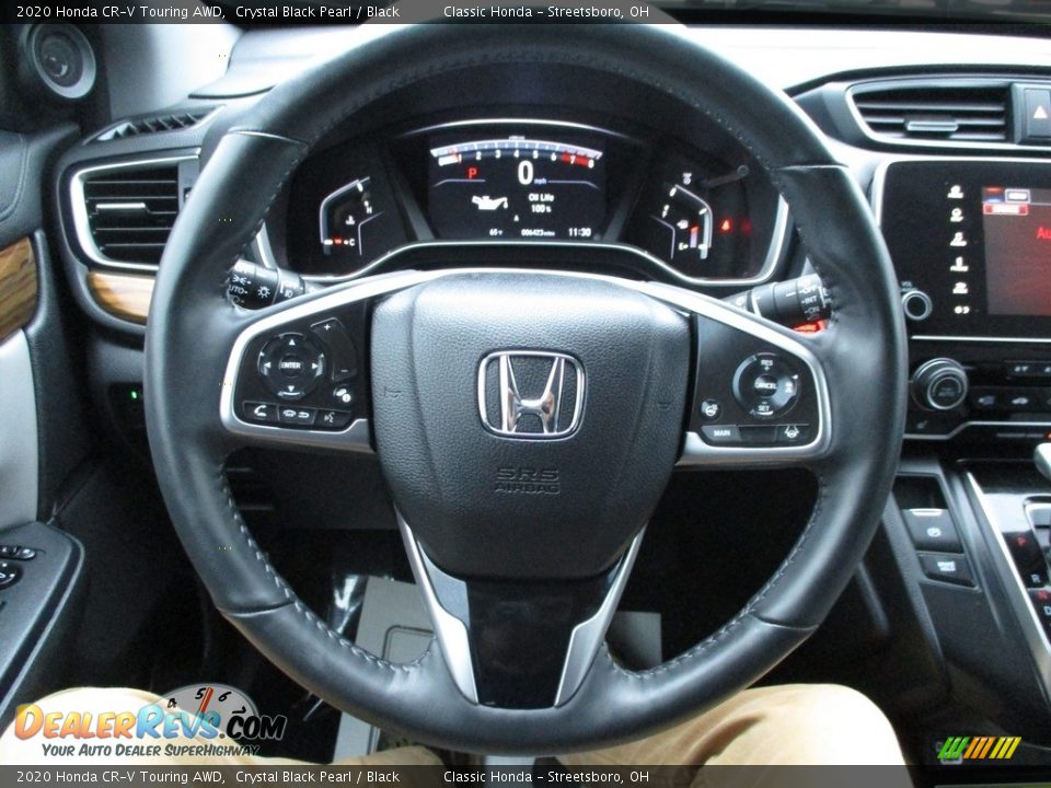 2020 Honda CR-V Touring AWD Crystal Black Pearl / Black Photo #33