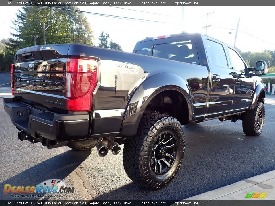 2022 Ford F250 Super Duty Lariat Crew Cab 4x4 Agate Black / Black Onyx Photo #4