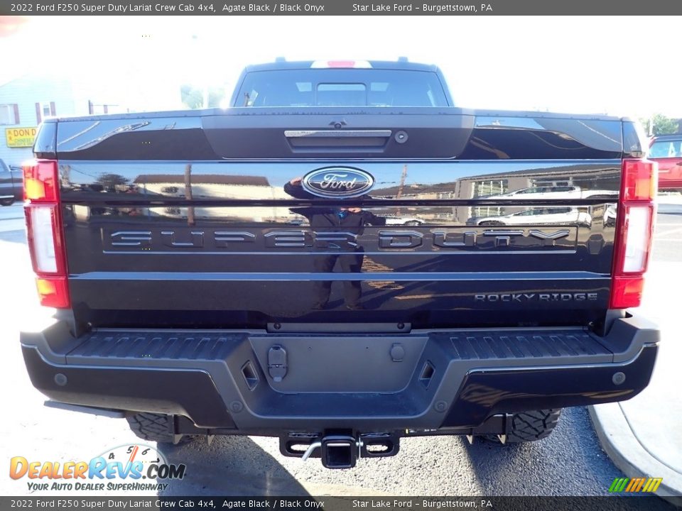 2022 Ford F250 Super Duty Lariat Crew Cab 4x4 Agate Black / Black Onyx Photo #8