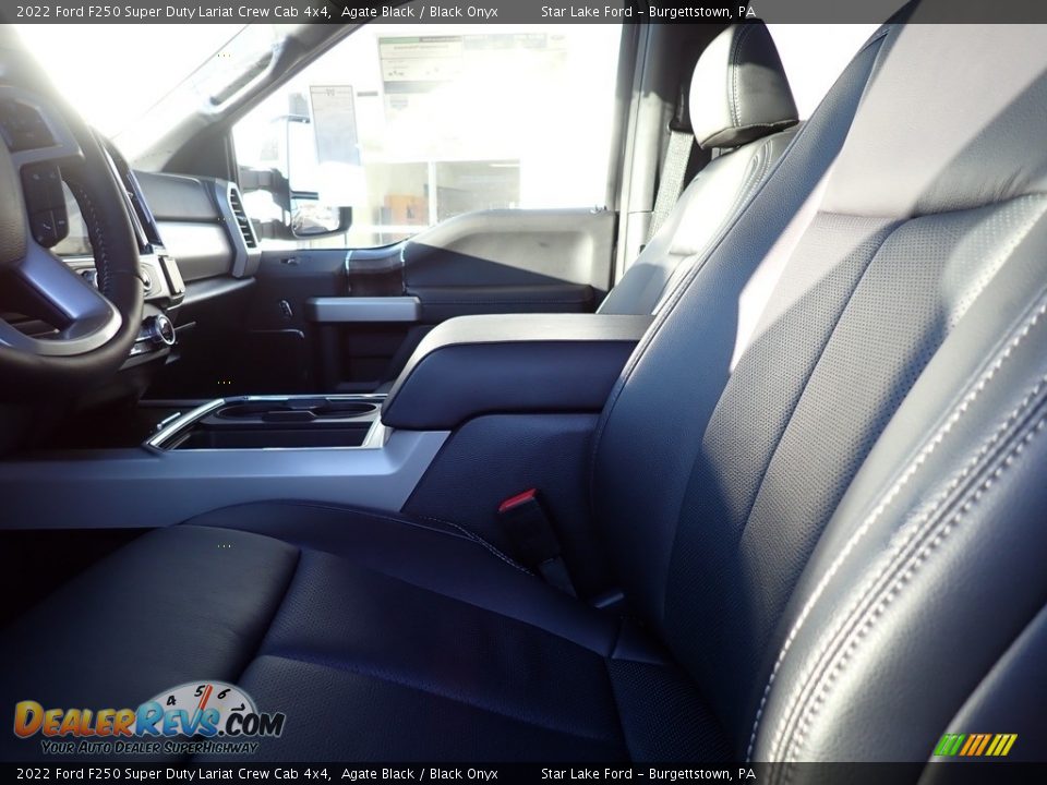 2022 Ford F250 Super Duty Lariat Crew Cab 4x4 Agate Black / Black Onyx Photo #9