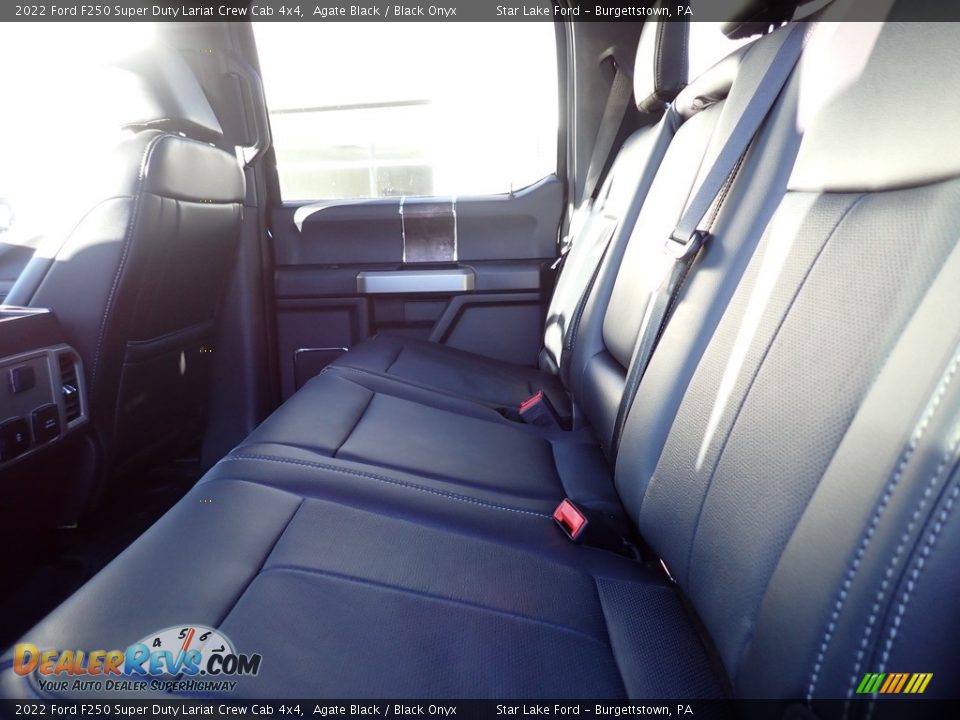2022 Ford F250 Super Duty Lariat Crew Cab 4x4 Agate Black / Black Onyx Photo #10