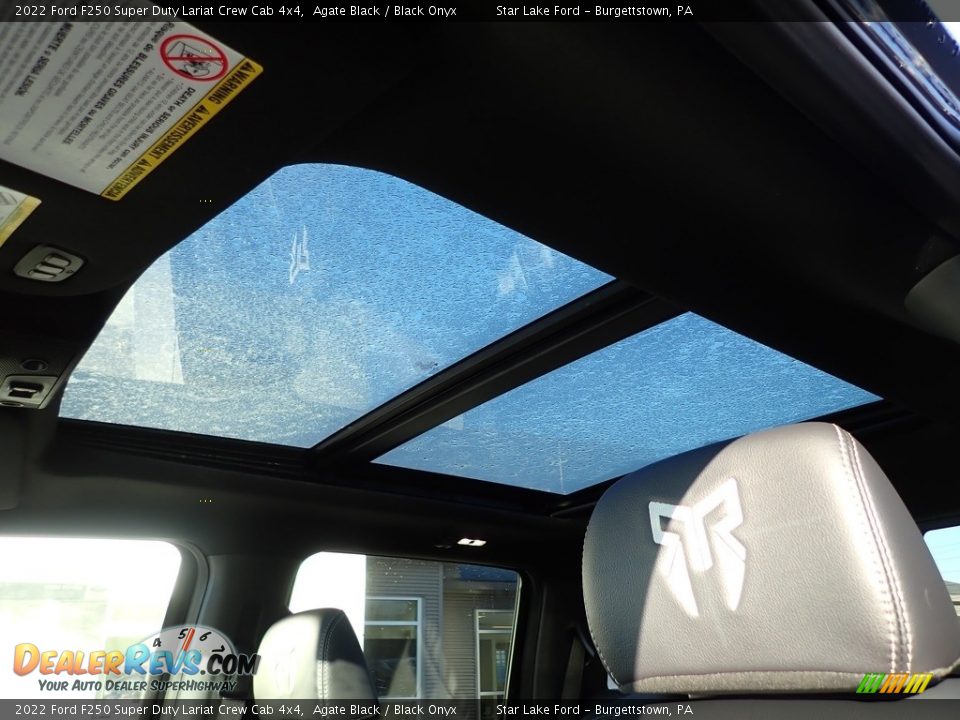 2022 Ford F250 Super Duty Lariat Crew Cab 4x4 Agate Black / Black Onyx Photo #16