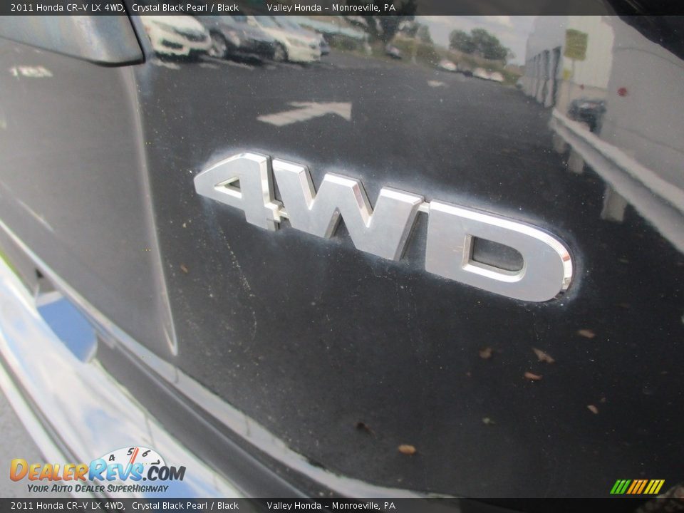 2011 Honda CR-V LX 4WD Crystal Black Pearl / Black Photo #7