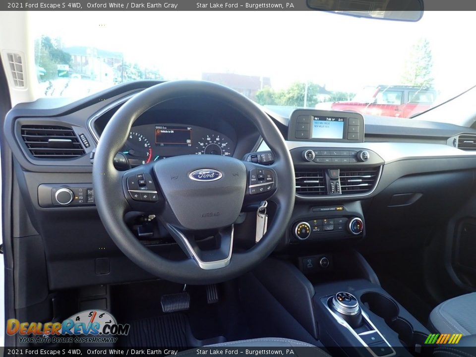 Dashboard of 2021 Ford Escape S 4WD Photo #12