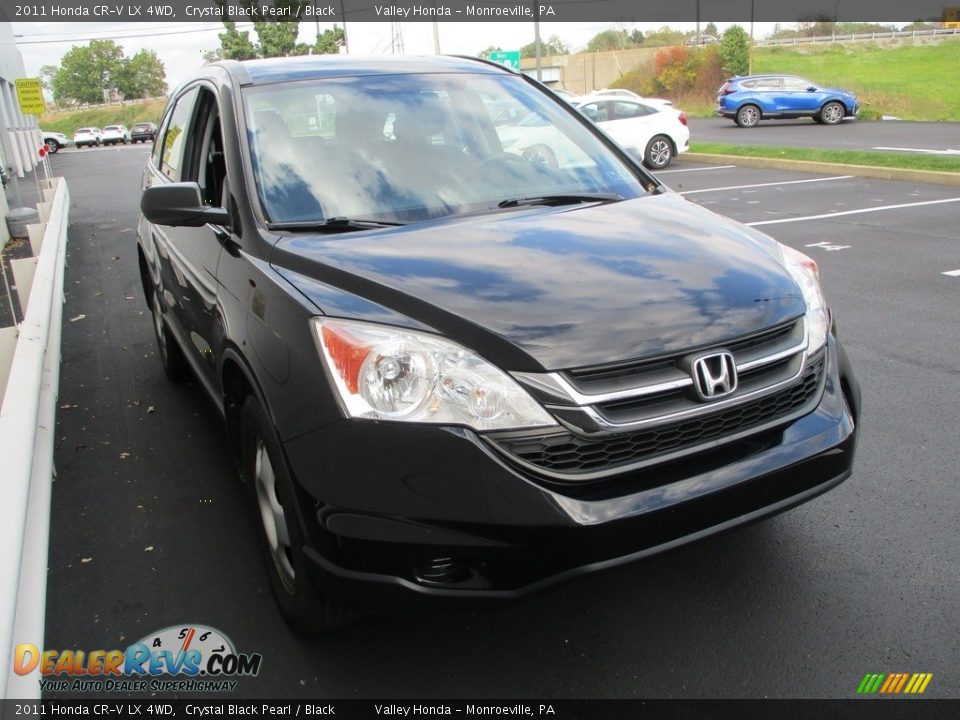 2011 Honda CR-V LX 4WD Crystal Black Pearl / Black Photo #8