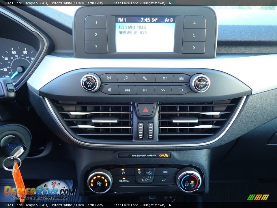 Controls of 2021 Ford Escape S 4WD Photo #20