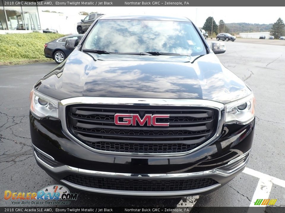 2018 GMC Acadia SLE AWD Ebony Twilight Metallic / Jet Black Photo #3