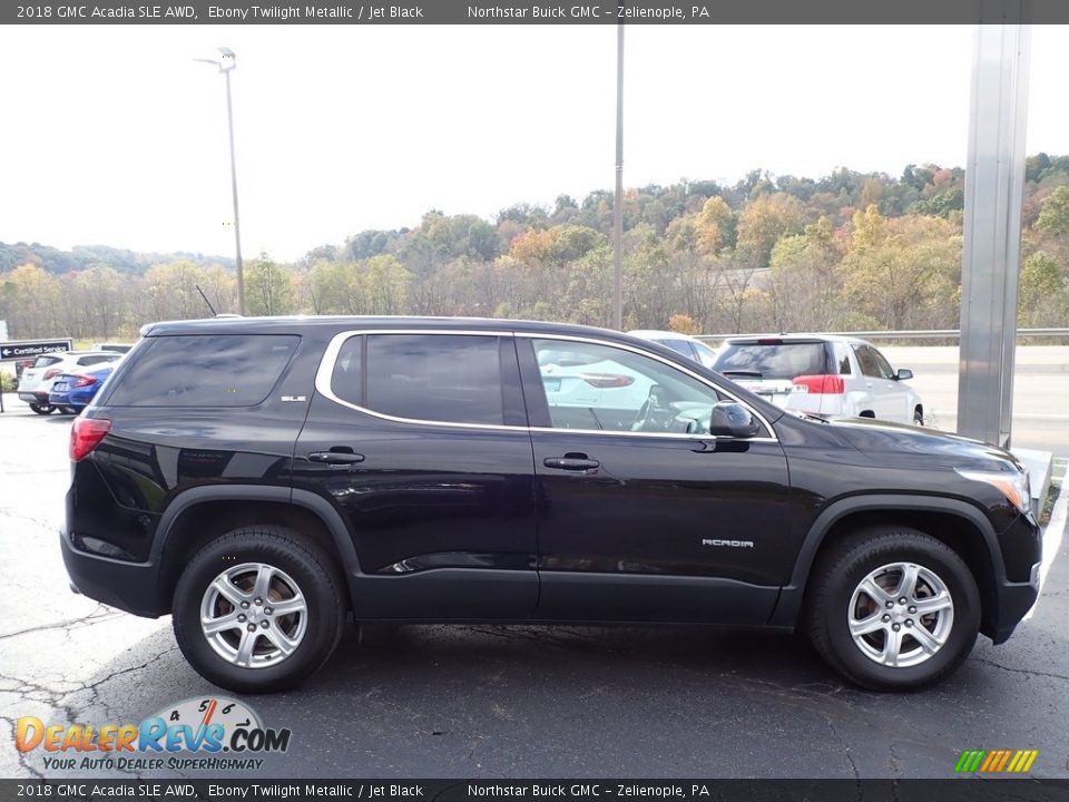 2018 GMC Acadia SLE AWD Ebony Twilight Metallic / Jet Black Photo #5