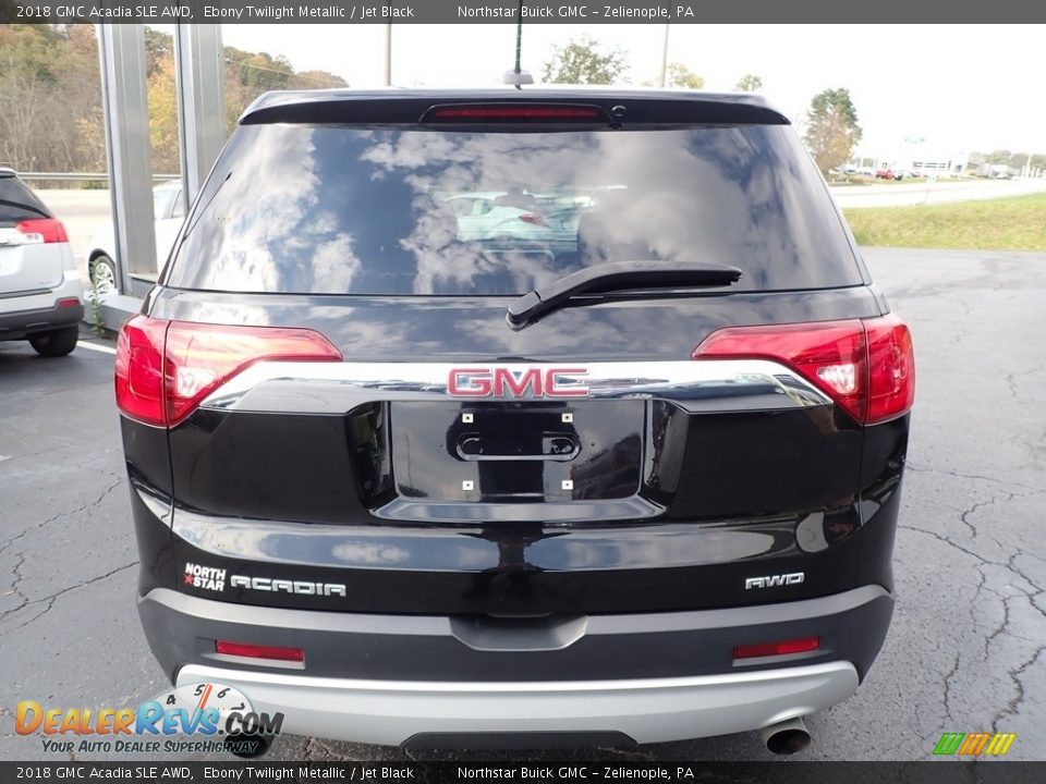 2018 GMC Acadia SLE AWD Ebony Twilight Metallic / Jet Black Photo #10