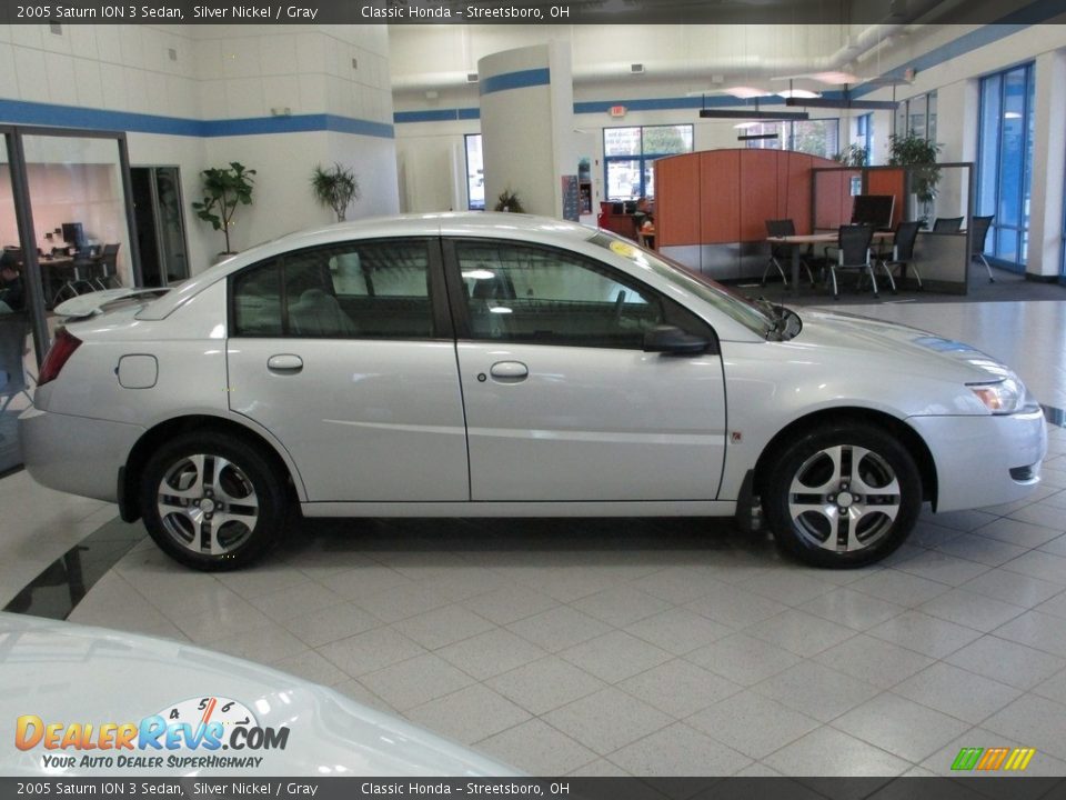 2005 Saturn ION 3 Sedan Silver Nickel / Gray Photo #4