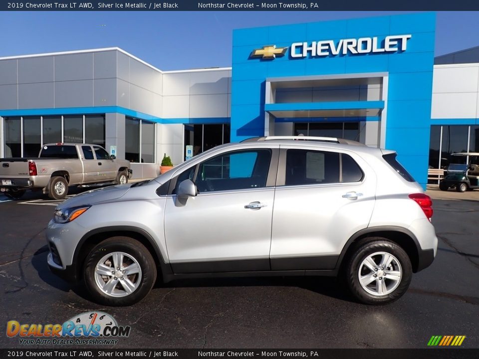 2019 Chevrolet Trax LT AWD Silver Ice Metallic / Jet Black Photo #3