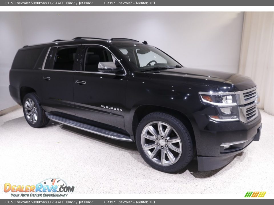 2015 Chevrolet Suburban LTZ 4WD Black / Jet Black Photo #1